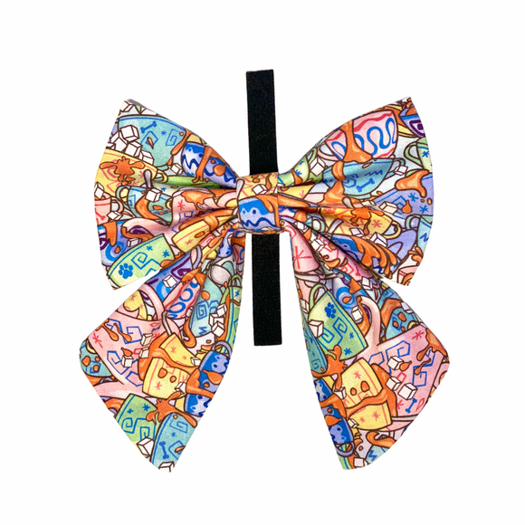 Mad Tea Pawty Handmade Sailor Bow