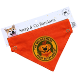 The Wilderness Must Be Explored Snap & Go Handmade Bandana