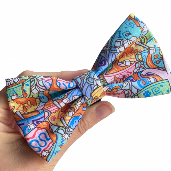 Mad Tea Pawty Handmade Bow Tie