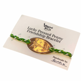 Lucky Pressed Penny Friendship Bracelets