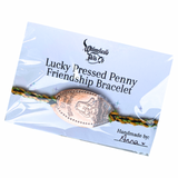 Lucky Pressed Penny Friendship Bracelets