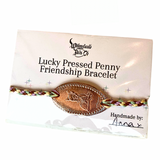 Lucky Pressed Penny Friendship Bracelets