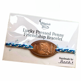 Lucky Pressed Penny Friendship Bracelets